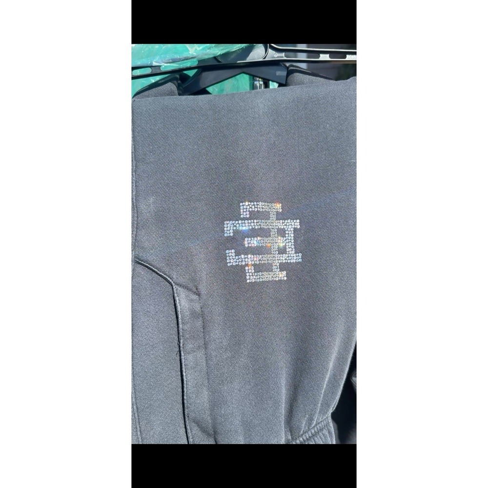 Eric Emanuel EE Basic Core Swarovski SET Size Small - Hoodie + Sweatpants - Picture 13 of 13
